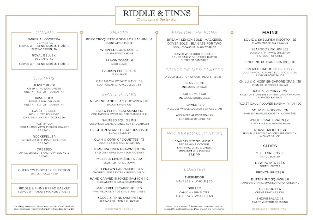 Menu Riddle & Finns The Lanes-1