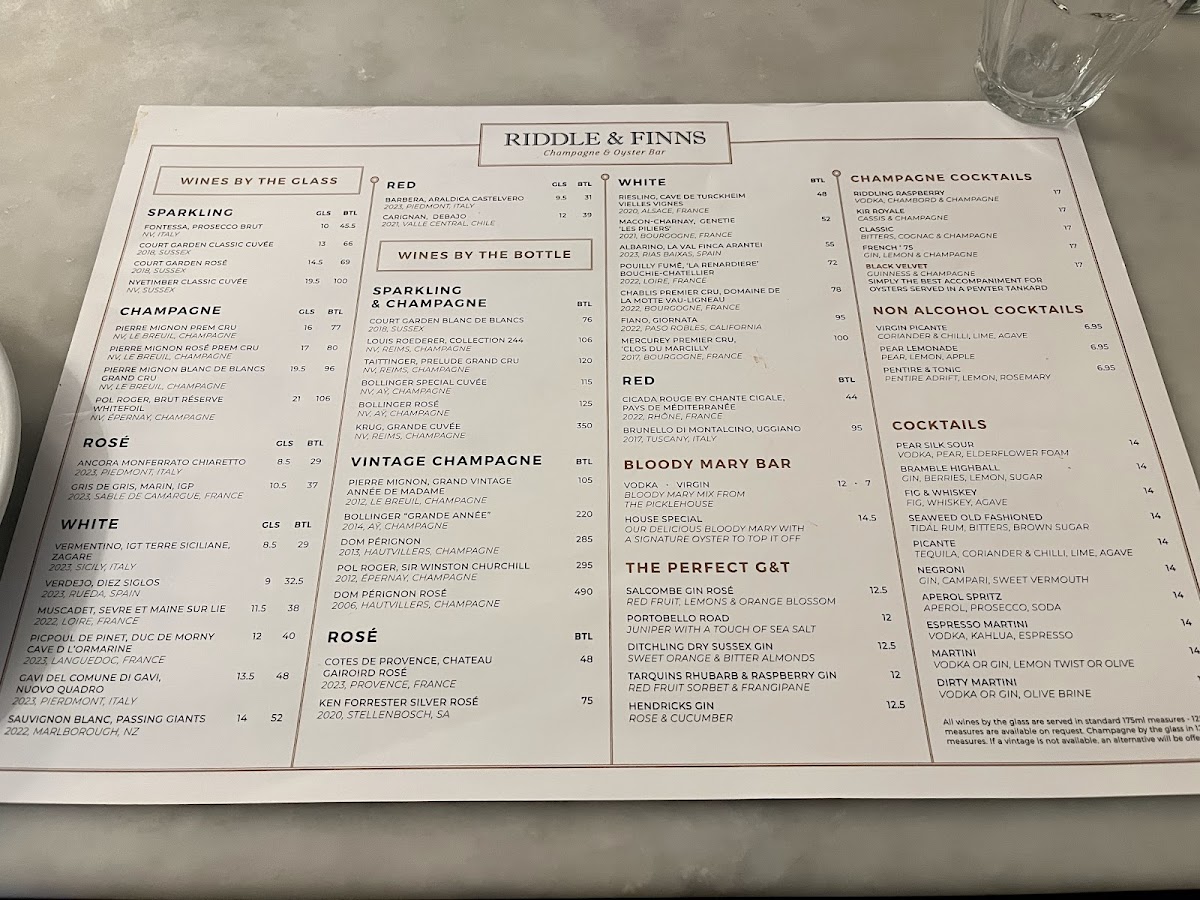 Menu Riddle & Finns The Lanes-7